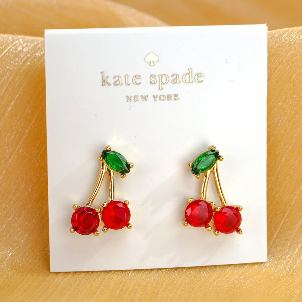 Kate Spade Ma Cherie Cherry Stud Earrings